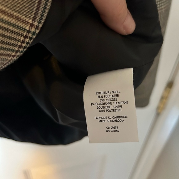 Reitmans Signature Plaid Blazer - Picture 6 of 6